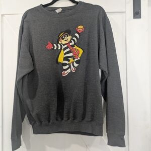 Hamburglar Gray Graphic Sweater